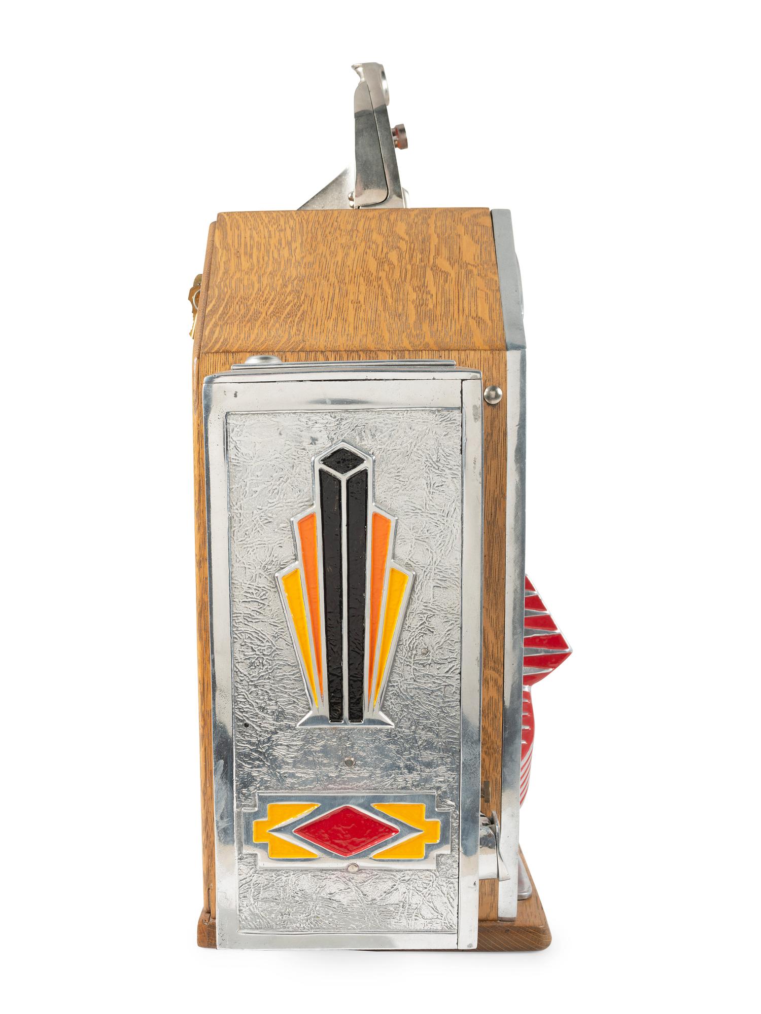 A Jennings One Cent Little Duke Gum Dispensing Slot Machine
