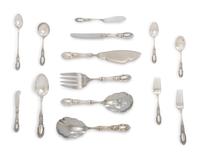 An American Silver Flatware Service