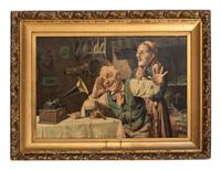 An Edison Phonograph Advertising Lithograph