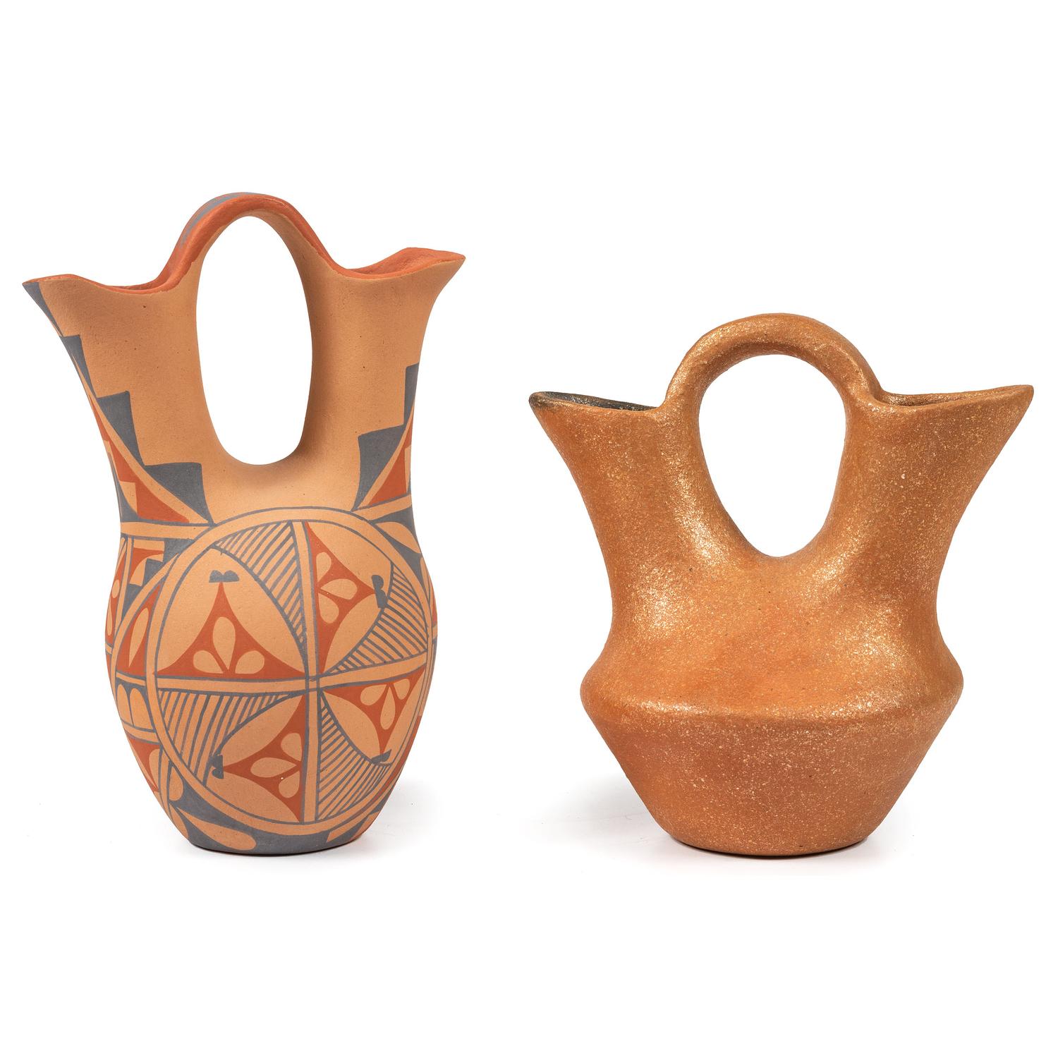 Jemez and Taos Pottery Wedding Vases