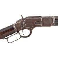 Special Order Winchester Model 1873 with Half Octagon Barrel and Button Magazine