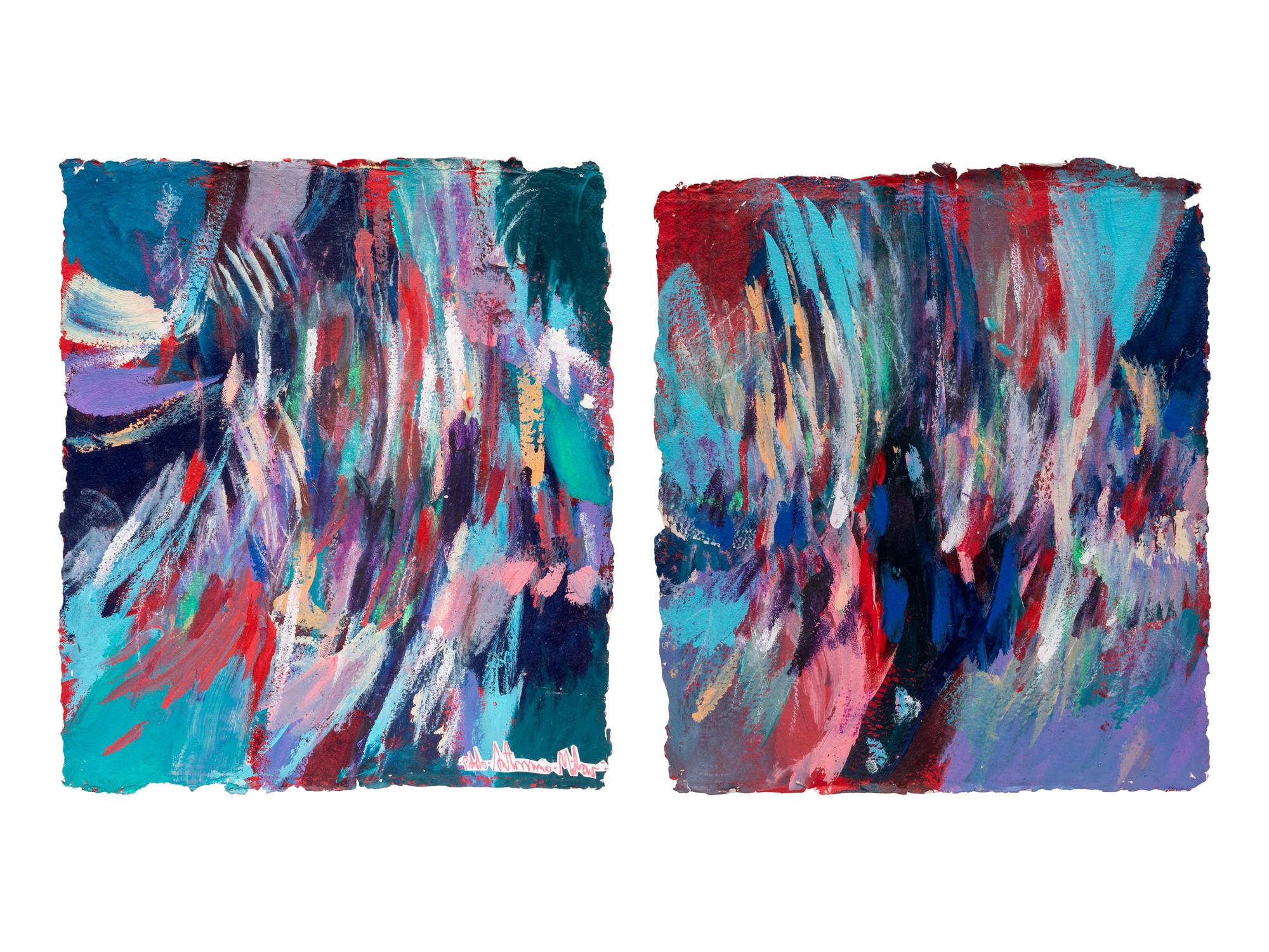 Abstract Diptych