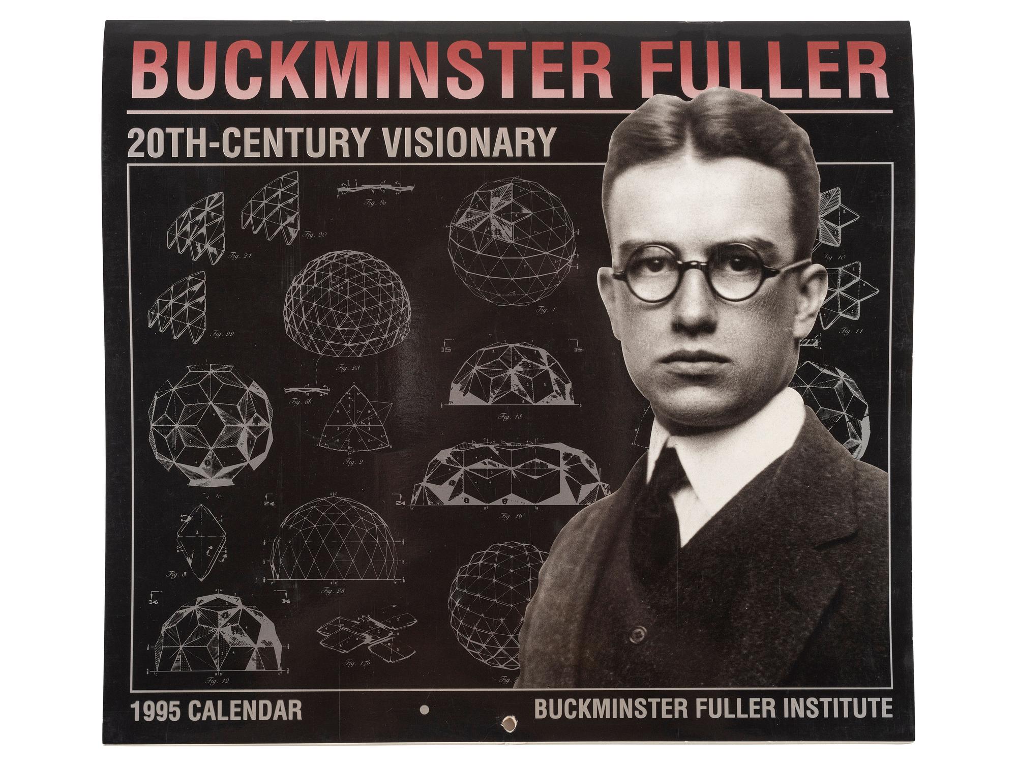 FULLER, R. Buckminster (1895-1983). A collection of 6 Dymaxion map posters, one SIGNED by Fuller and one with notations in his hand.