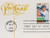 A Collection of 24 Legends of Baseball First Day of Issue Perez Steele Postcards,