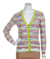 A Pair of Missoni Striped Cardigans, Size 8.