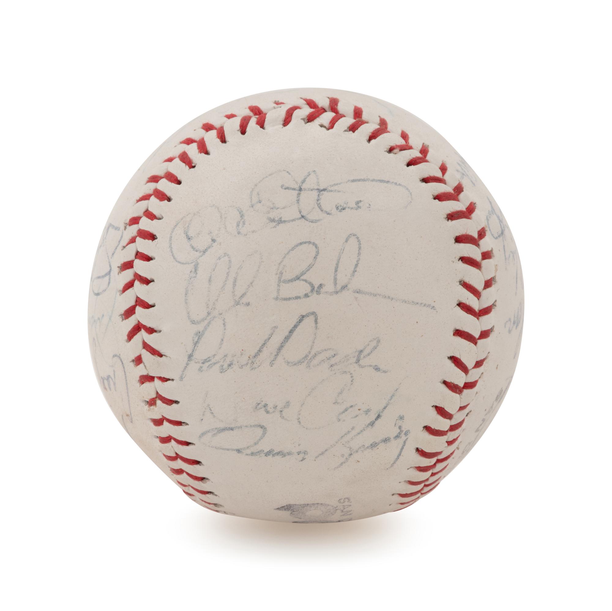 Two Ozzie Smith Signed Baseballs