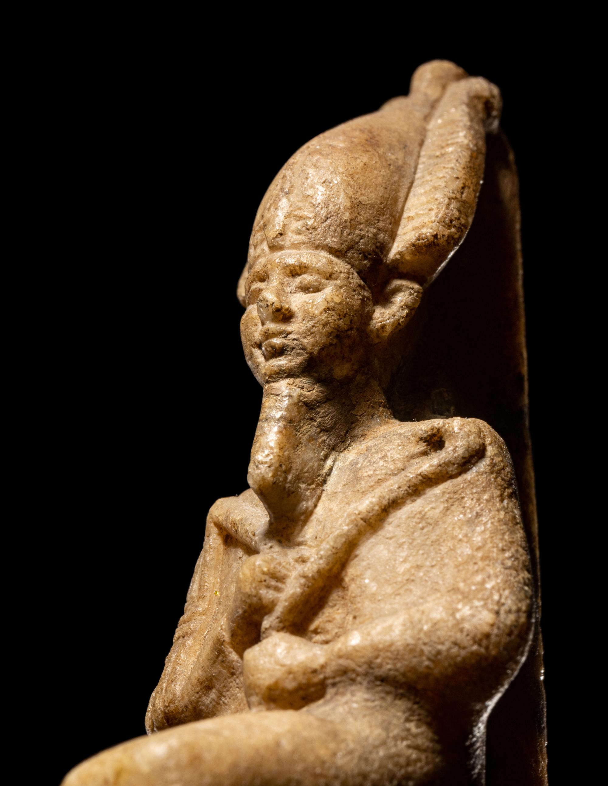 An Egyptian Alabaster Osiris