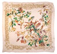 A Christian Dior Silk Print Scarf, 54 x 54 inches.