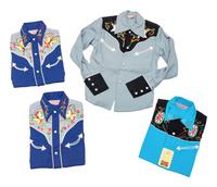 Four H Bar C California Ranchwear Children's Shirts, each size 4