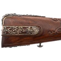 Contemporary Flintlock Jaeger Rifle with Actaeon and Diana Motifs