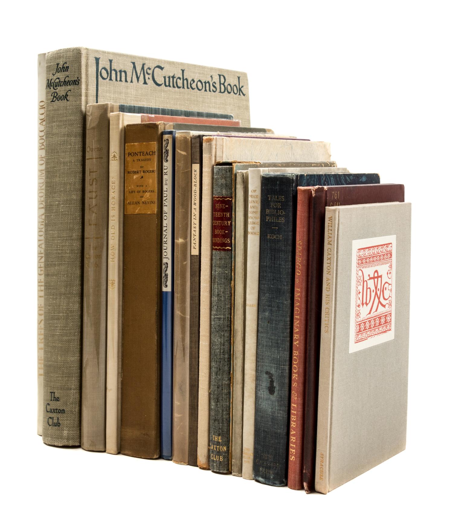 (CAXTON CLUB) A group of 17 books, largely limited editions. Chicago, 1896-1906.