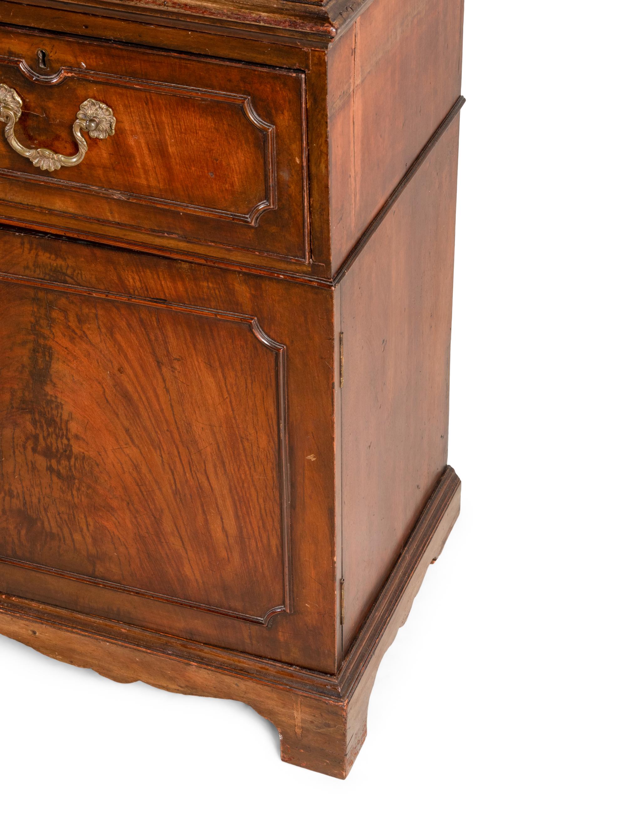 A George III Mahogany Breakfront Bookcase