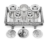 A Victorian Silver Standish