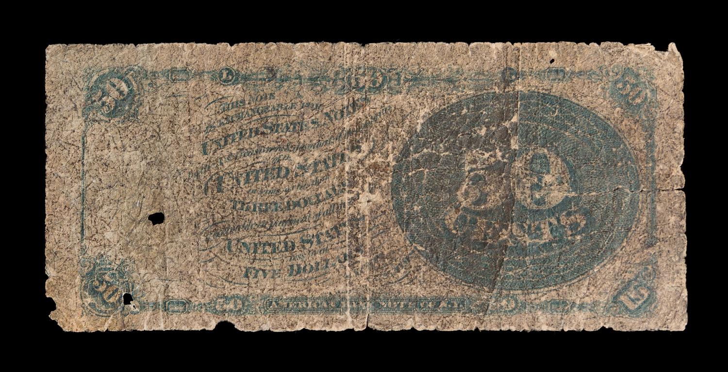 A United States 1875 50-Cent Fractional Note