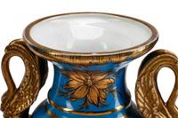 A Pair of Continental Porcelain Chinoiserie Vases
