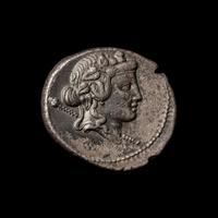 [ANCIENTS] ROMAN REPUBLIC. L. Cassius Longinus (c. 78 BC). Ar Denarius. (3.9 g, 19mm). ex Duke of Northumberland .