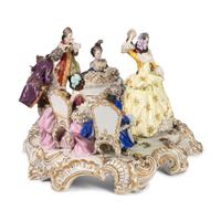 A Continental Porcelain Figural Group