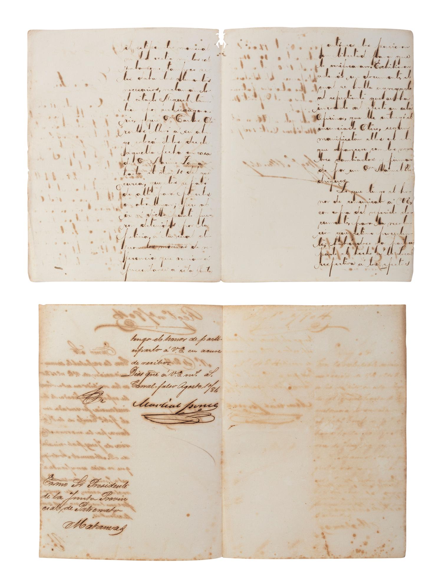 [ENSLAVEMENT & ABOLITION]. A group of 29 assorted Cuban documents, some involving enslaved persons.