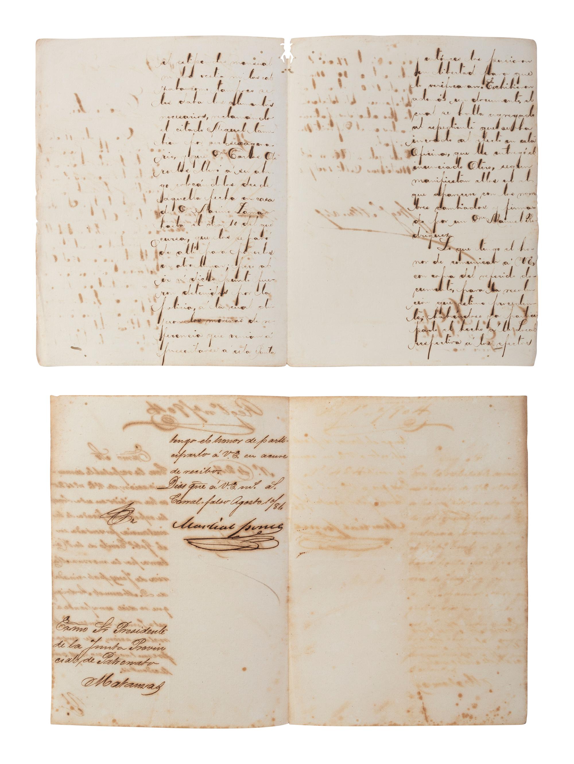[ENSLAVEMENT & ABOLITION]. A group of 29 assorted Cuban documents, some involving enslaved persons.