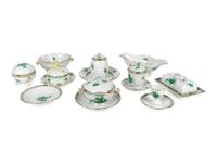 A 114-Piece Herend Porcelain Partial Dinner Service — 20TH CENTURY
