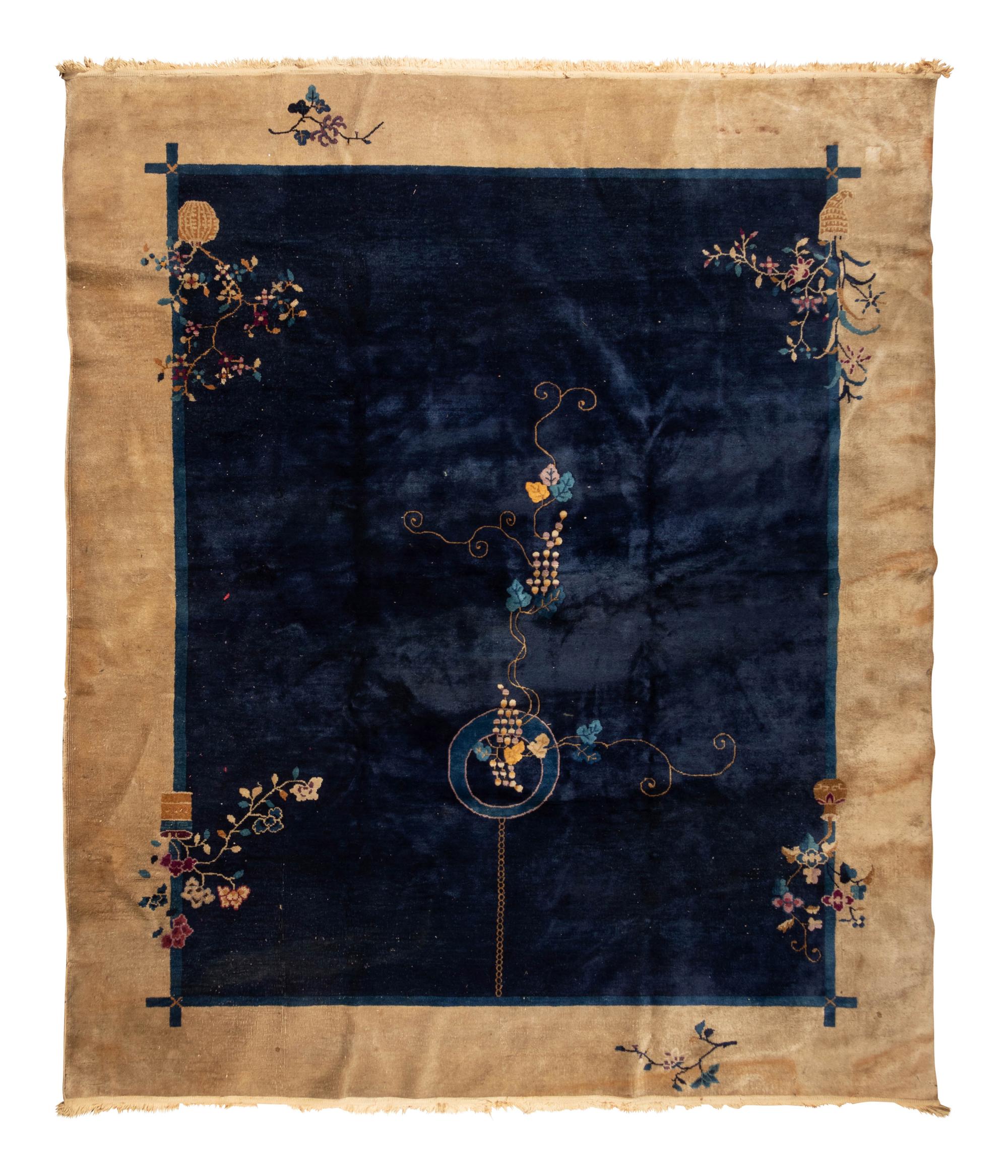 Two Chinese Wool Rugs