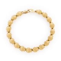 Yellow Gold Shell Motif Bracelet