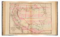 JOHNSON, Alvin J. (1827-1884). Johnson's New Illustrated (Steel Plate) Family Atlas. New York: Johnson and Browning, 1862.