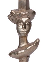 A Diego Giacometti Style Composition "Sirmos" Table Lamp