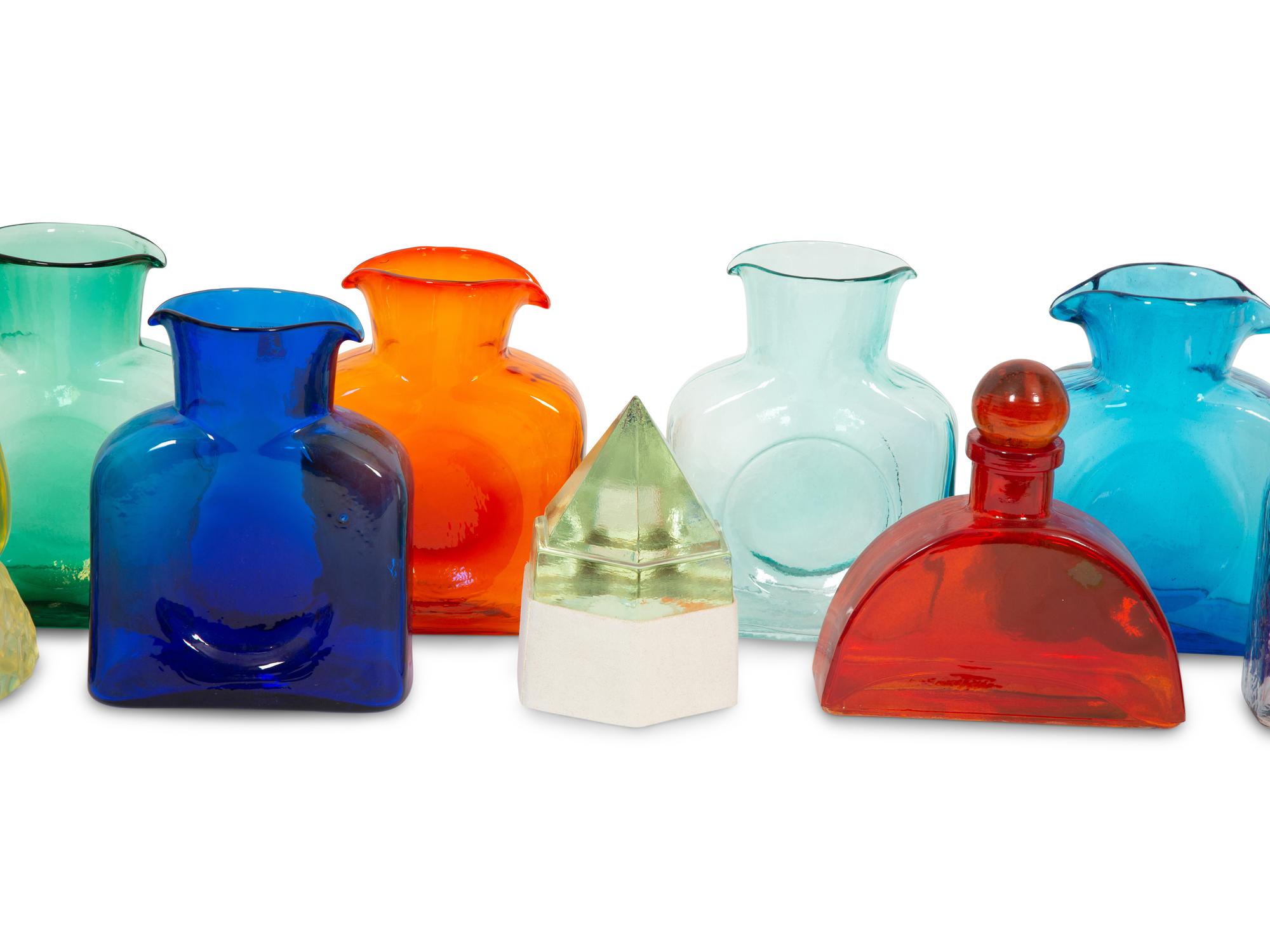 A Collection of Glass and Resin Table Articles