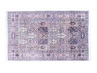 A Tabriz Silk Garden Rug — 20TH CENTURY