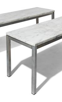 Pair of Marble Coffee Tables