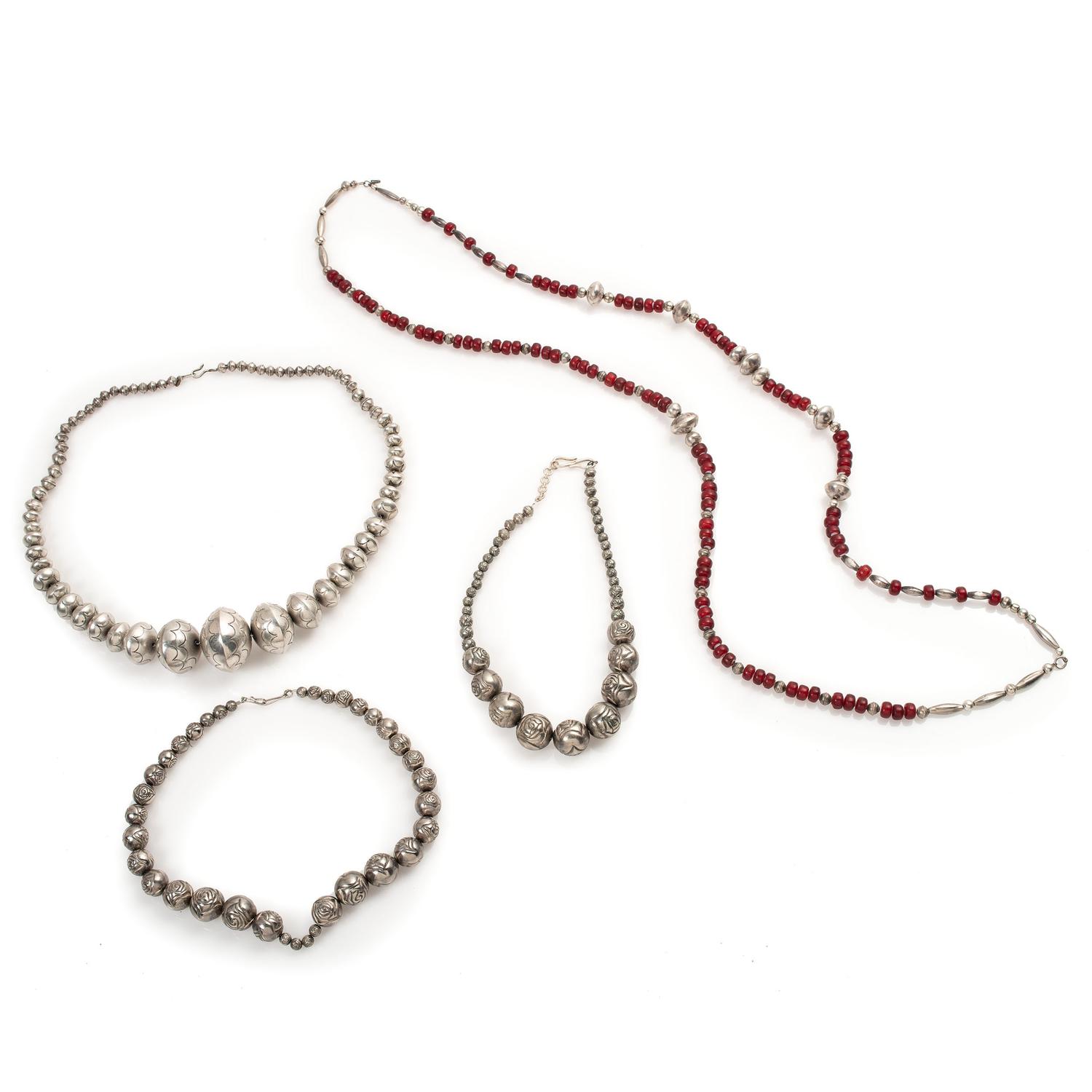 Southwestern-Style Silver Necklaces
