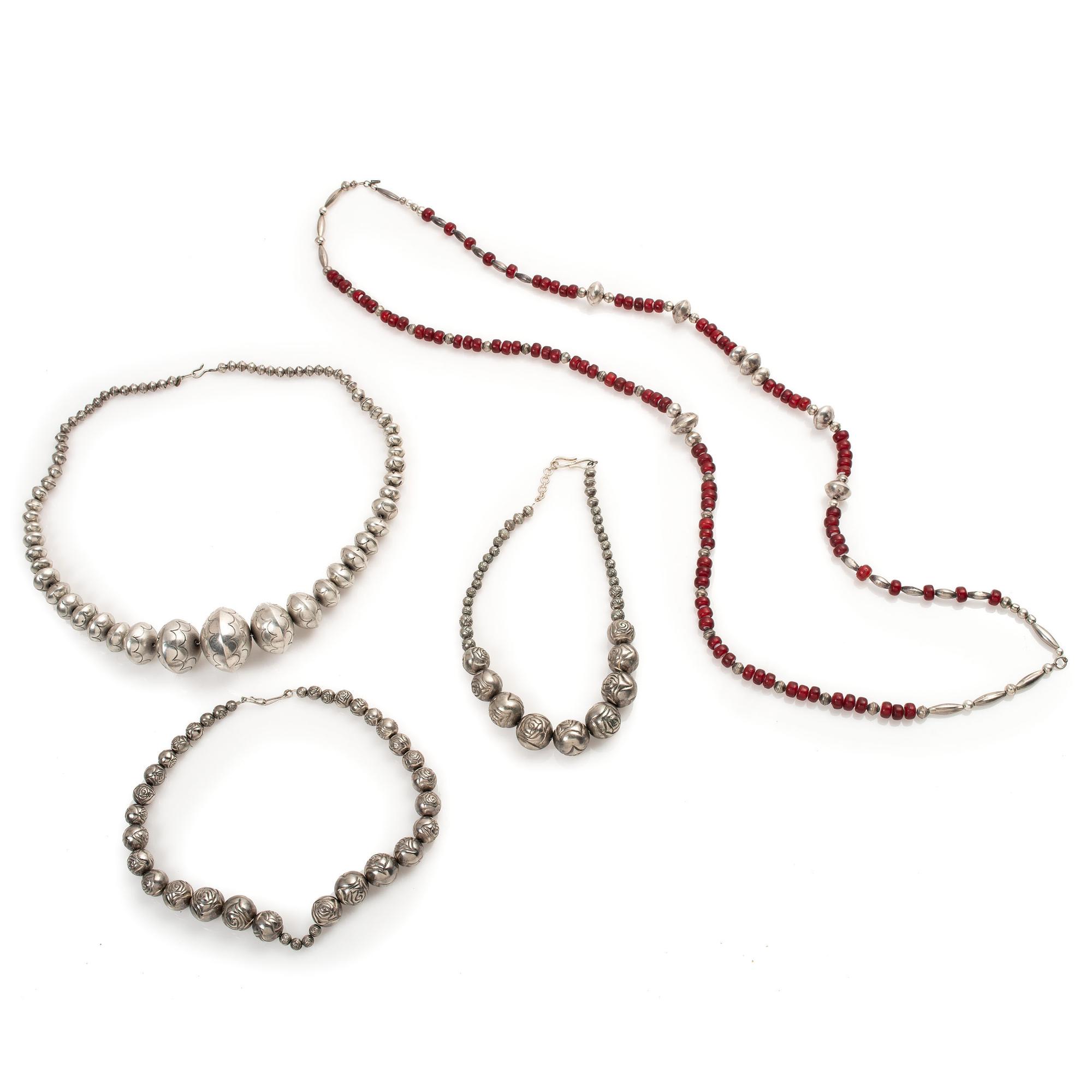 Southwestern-Style Silver Necklaces