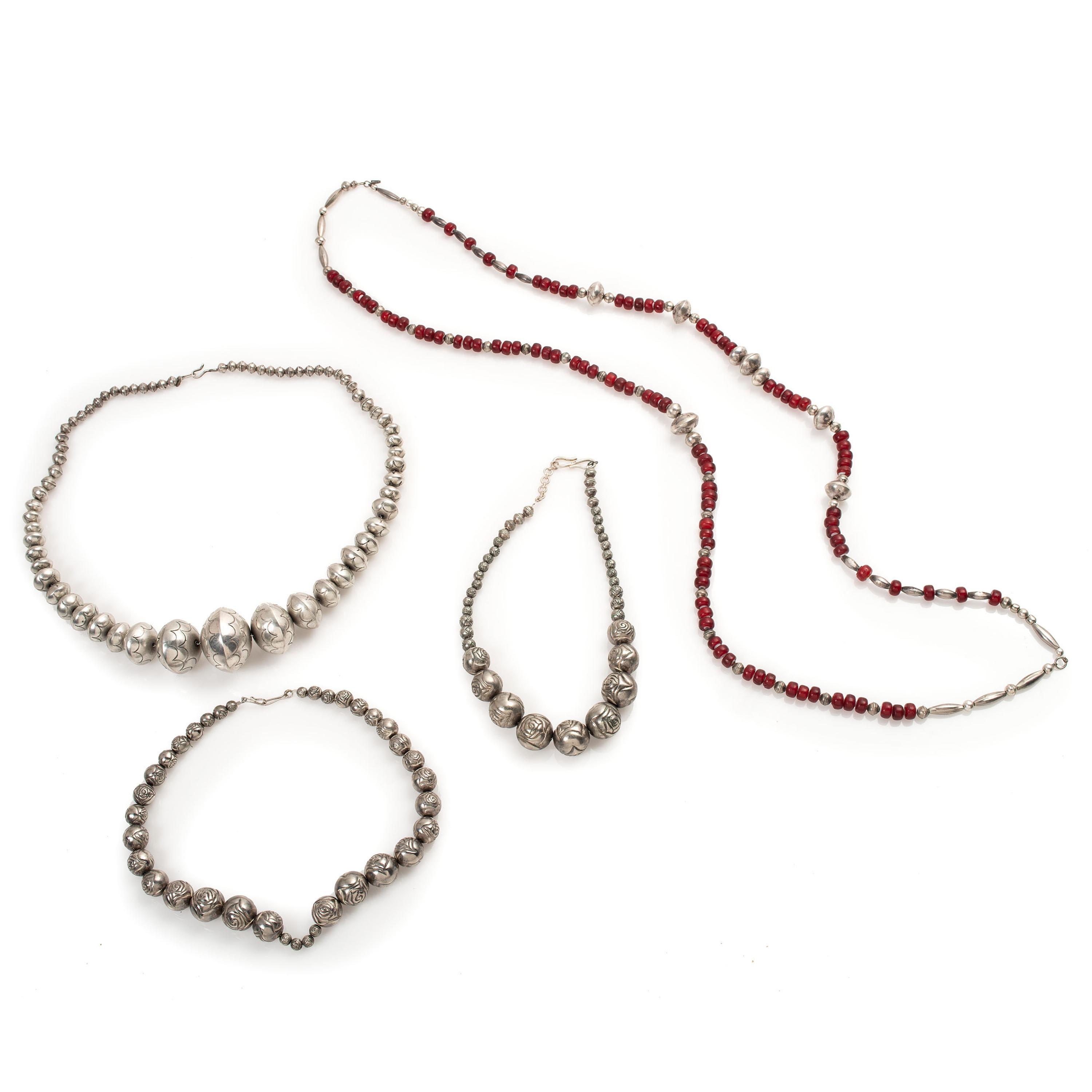 Southwestern-Style Silver Necklaces