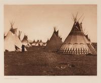 [Native American]. Curtis, Edward S. (1868-1952). A group of 9 large photogravures, comprising: