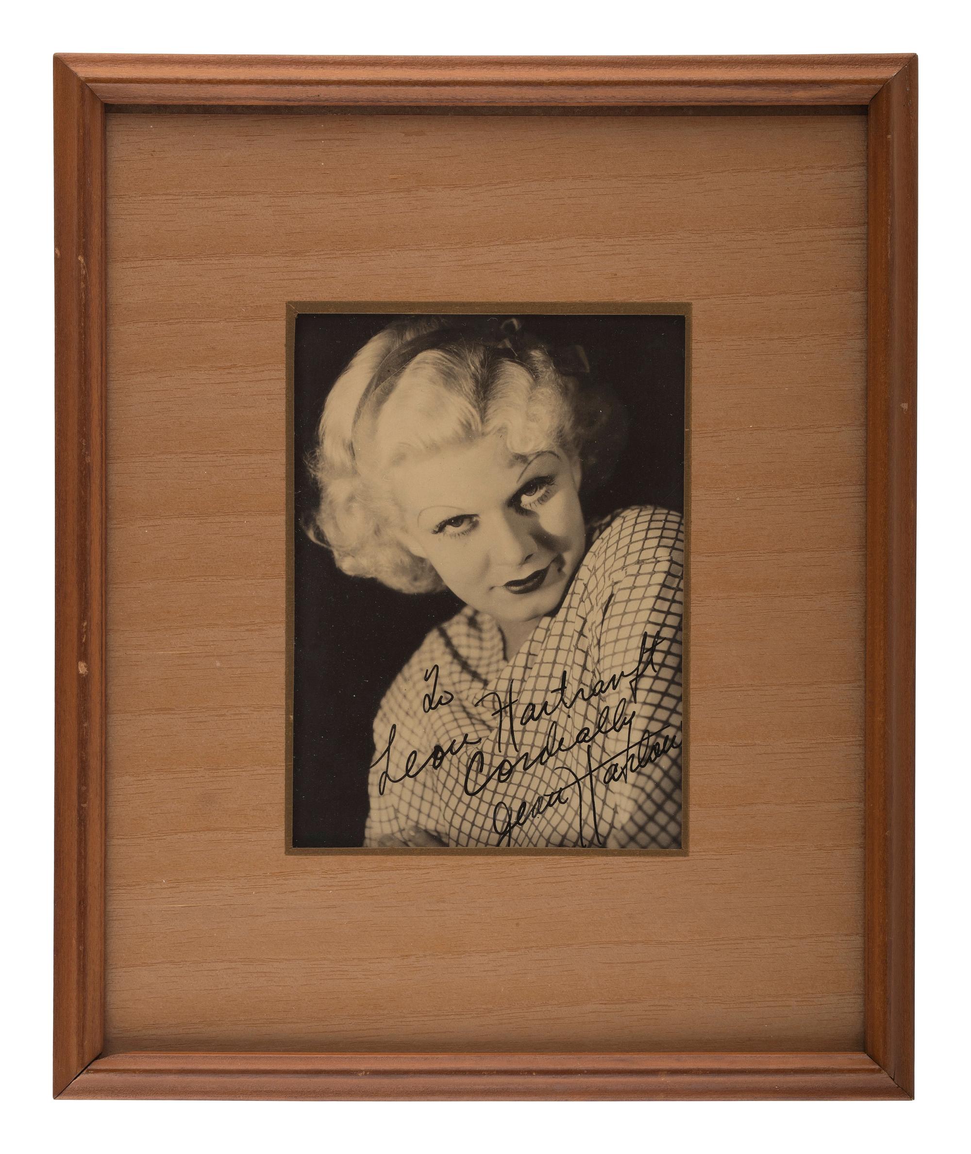 [HOLLYWOOD]. A group of 6 items highlighted by signed photographs of Bette Davis and Lon Cheney, Jr.