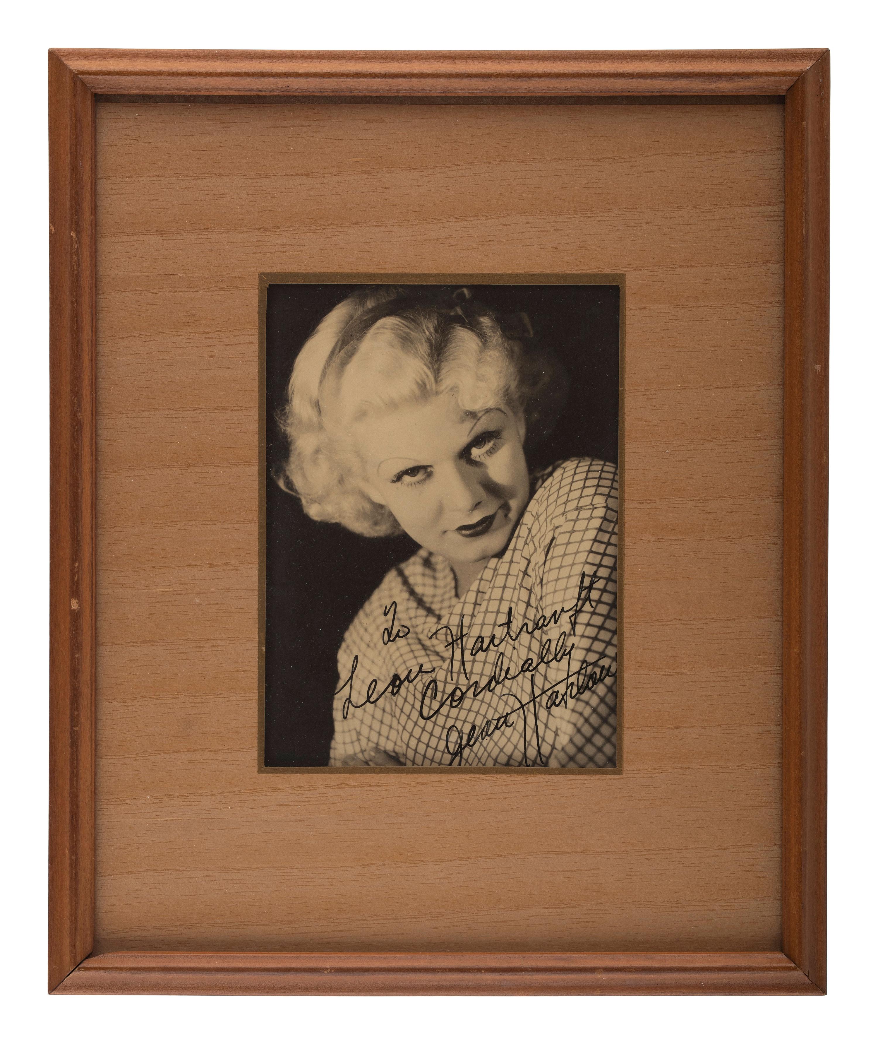 [HOLLYWOOD]. A group of 6 items highlighted by signed photographs of Bette Davis and Lon Cheney, Jr.