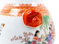 Two Chinese Famille Rose Porcelain Vases