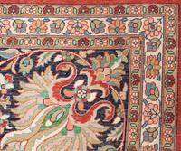 An Indo-Kashan Silk and Wool Rug