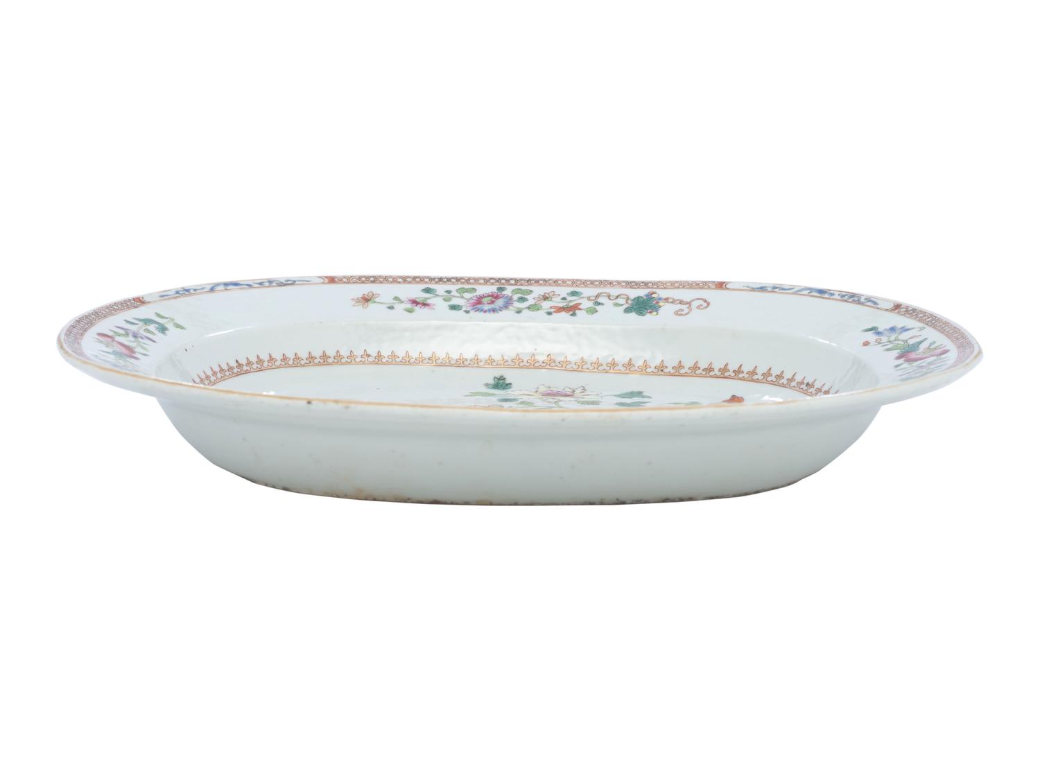 A Chinese Export Famille Rose Porcelain Platter
