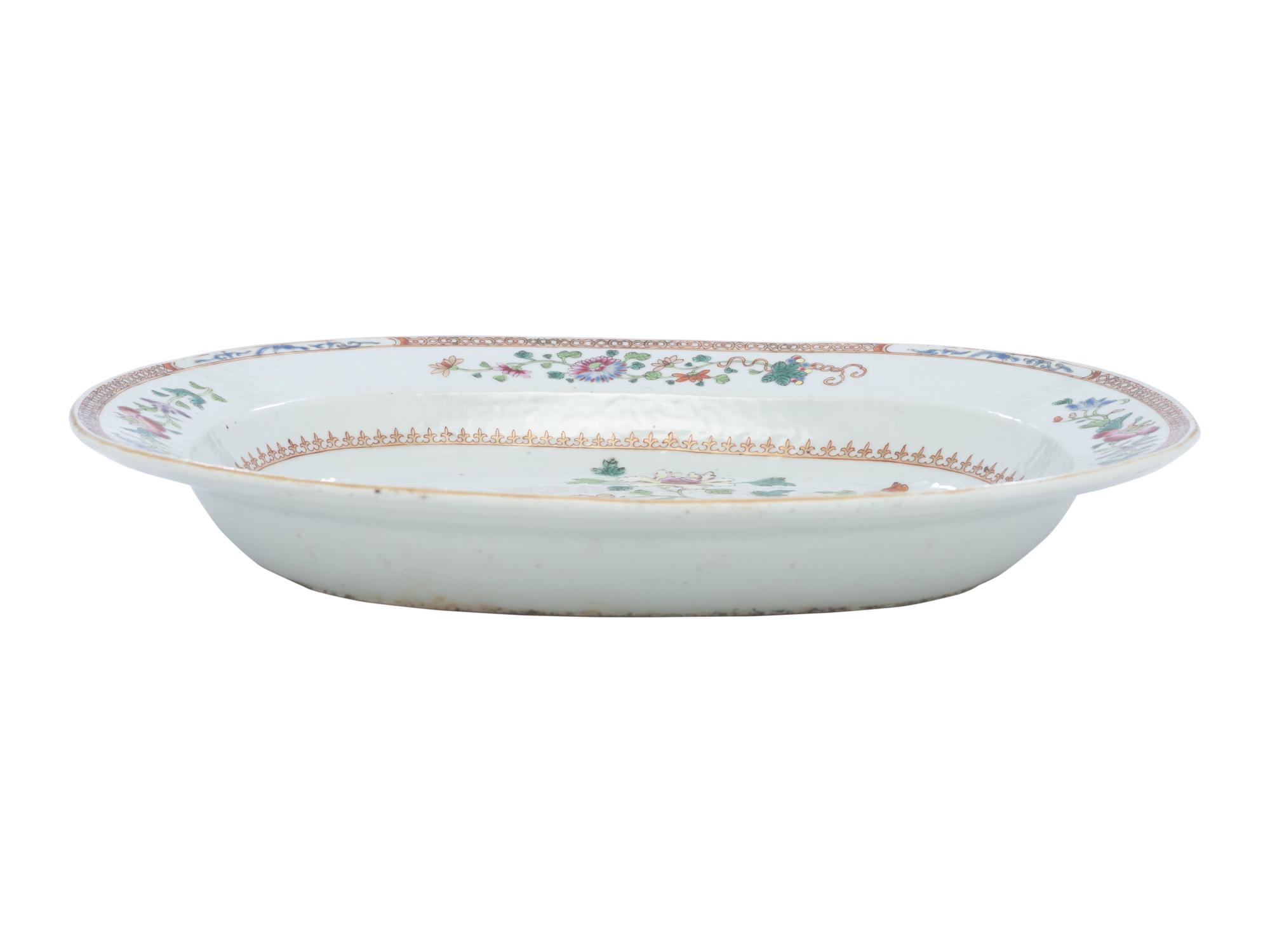 A Chinese Export Famille Rose Porcelain Platter