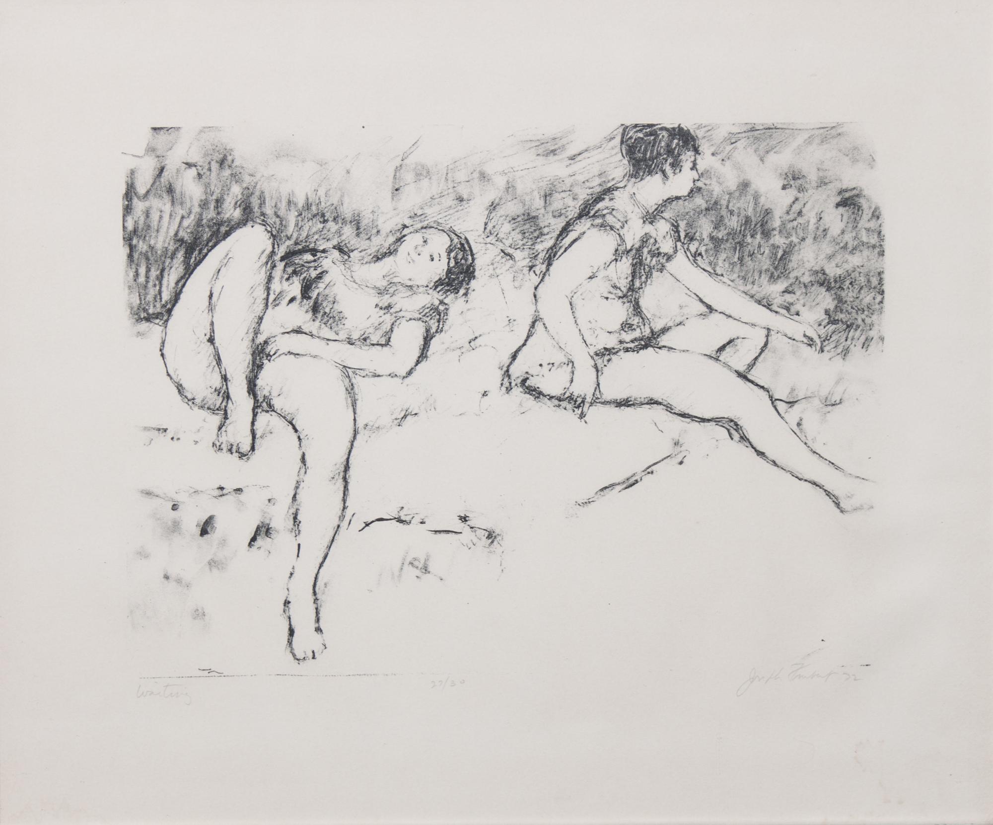 Joseph Friebert, (Wisconsin, 1908-2002), Nude and Waiting, 1972 (two works)