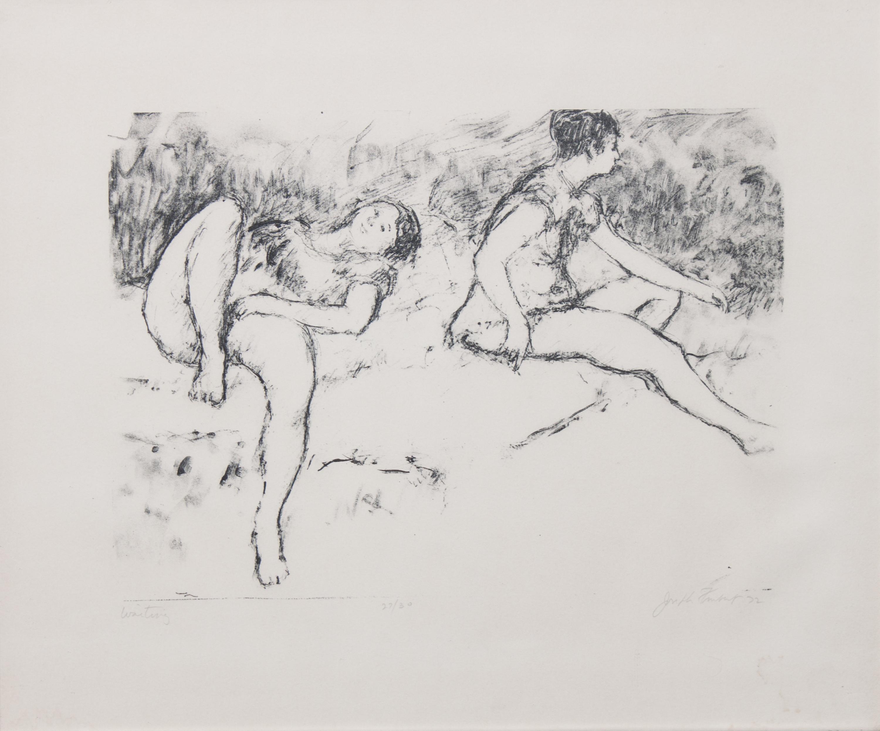 Joseph Friebert, (Wisconsin, 1908-2002), Nude and Waiting, 1972 (two works)