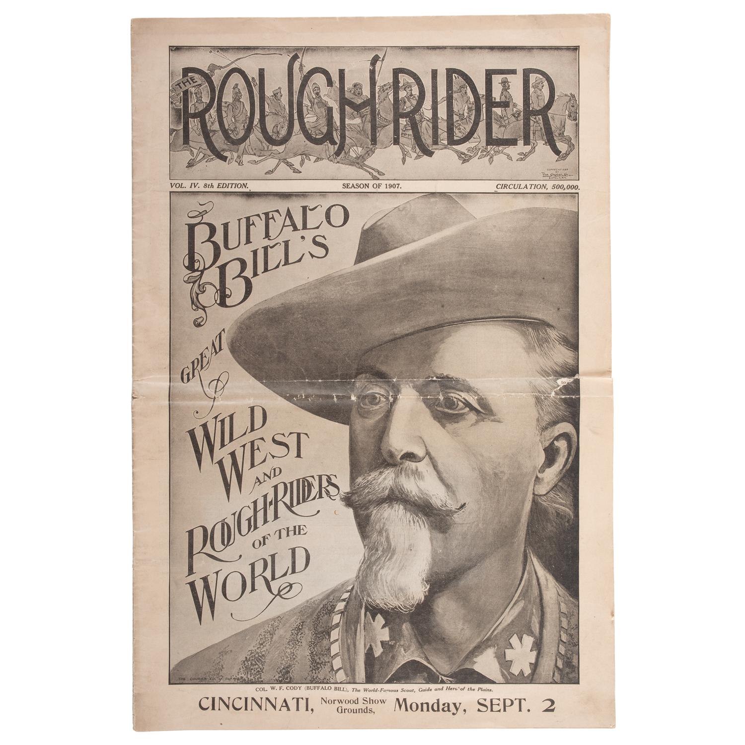 Buffalo Bill Wild West Programs for 1905 and 1908, Plus