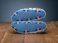 Sioux Fully Beaded Buffalo Hide Moccasins