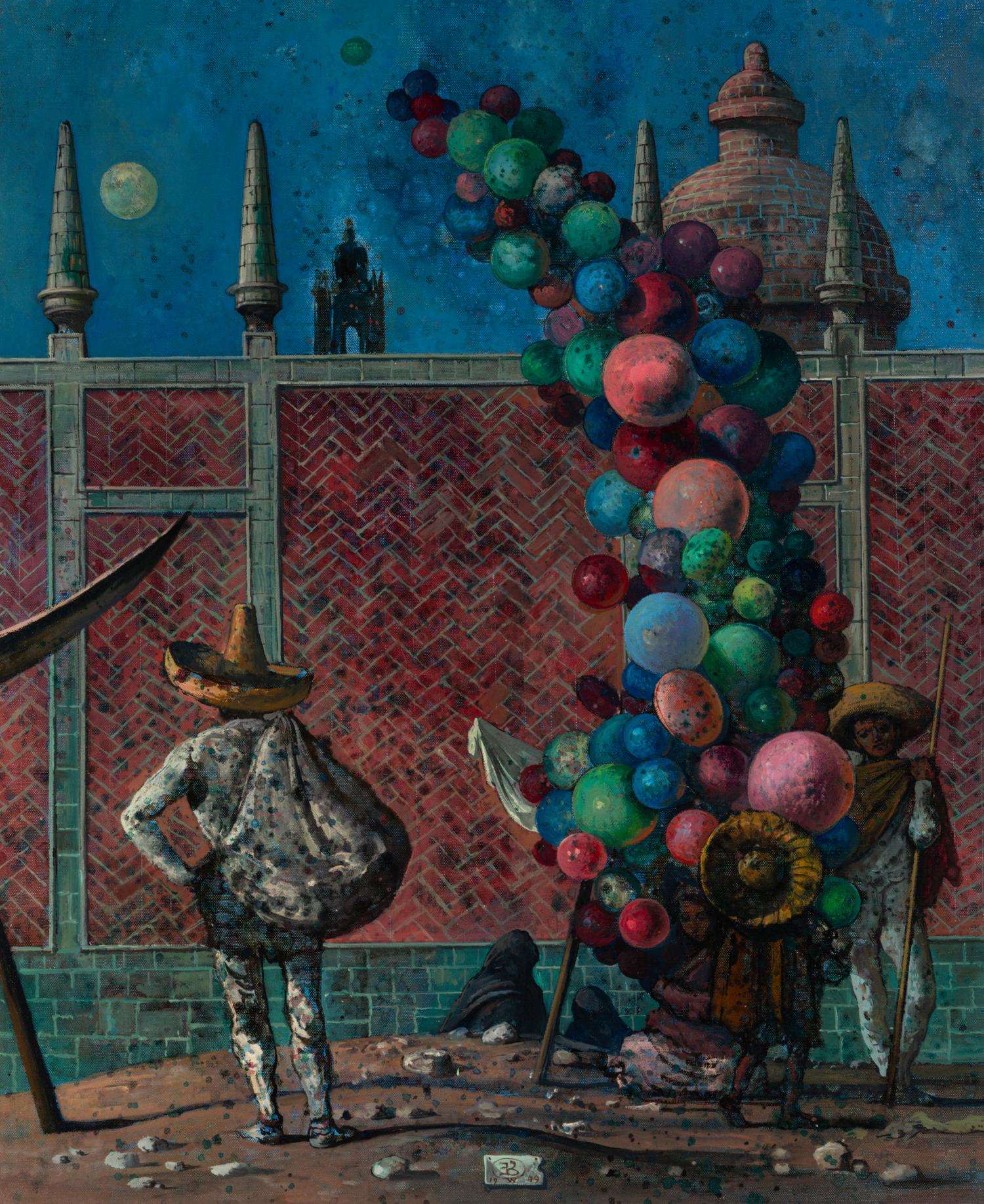 The Balloon Vendor (Luna Mexicana y los Globos) , 1949