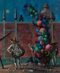 The Balloon Vendor (Luna Mexicana y los Globos) , 1949