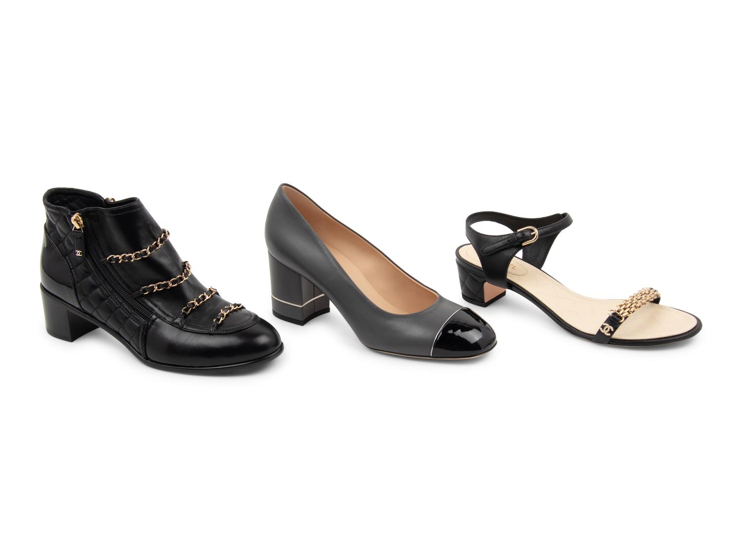 Three Pairs of Chanel Shoes