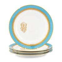 A Set of Four Pirkenhammer Porcelain Plates