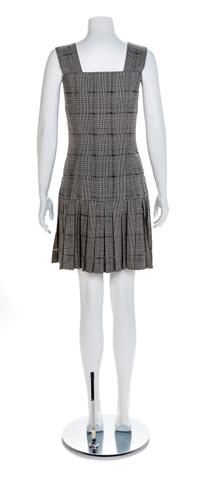 Atelier Versace Houndstooth Jacket and Dress, S/S 1994 Size label in jacket: 42
